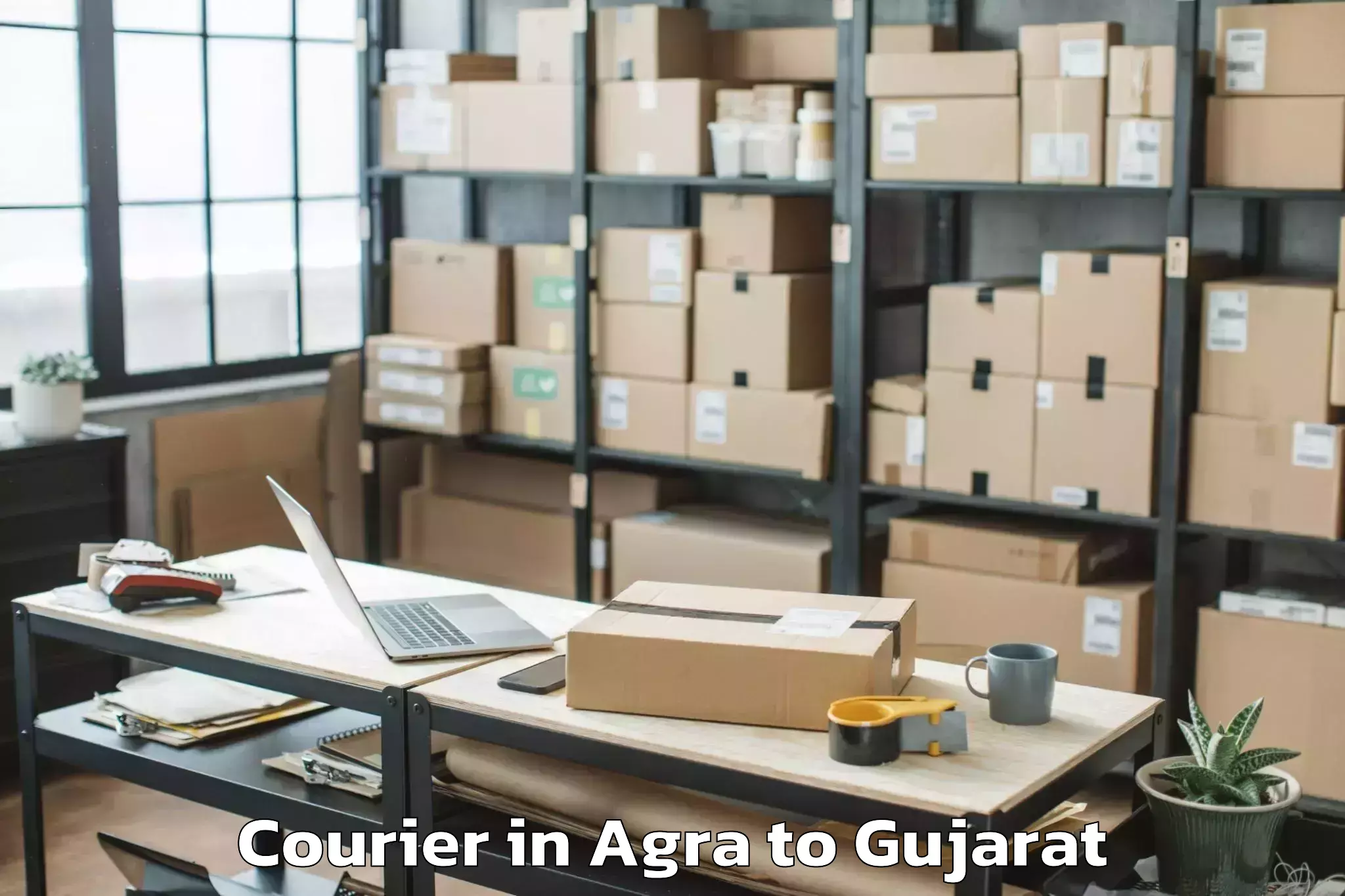 Discover Agra to Gujarat University Ahmedabad Courier